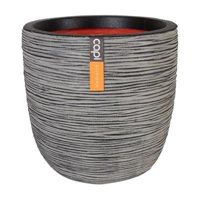 Capi Pot Bol Rib NL 43x41 cm - Antraciet - thumbnail