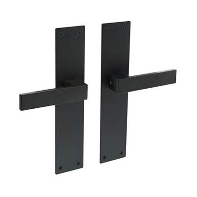 Intersteel Deurklink Amsterdam schild zwart blind