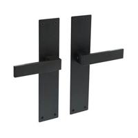 Intersteel Deurklink Amsterdam schild zwart blind - thumbnail