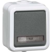 PEHA by Honeywell 303111 Knop Compleet 1-voudig Grijs 1 stuk(s) - thumbnail