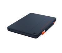 Toetsenbordhoes - Logitech Rugged Combo 3 Touch - Voor iPad 7e, 8e en 9e generatie AZERTY, Frans - thumbnail
