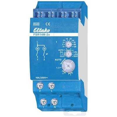 Eltako FSR14M-2x Busschakelactor RS485 Rack Schakelvermogen (max.) 2000 W Eltako FSR14M-2x Busschakelactor RS485 Rack Schakelvermogen (max.) 2000 W