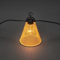 Konstsmide 2334-830 Lichtketting Buiten Energielabel: G (A - G) Aantal lampen 10 LED Barnsteen Verlichte lengte: 9.15 m - thumbnail