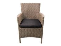 Diana Dining Stoel Incl Handgreep Kobo Half Rond Wicker OWN - Own - thumbnail