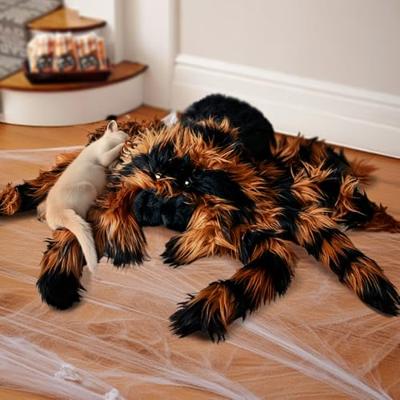 Reuze Tarantula Knuffel 85 cm - Grote Zwarte Pluche Spin - thumbnail