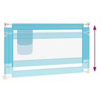 VidaXL Bedhekje peuter 140x25 cm stof blauw - thumbnail