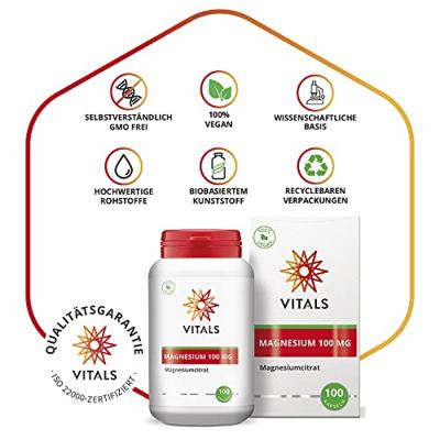 Vitals Magnesium 100mg Capsules - thumbnail