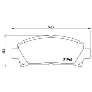 Remblokken set P83028