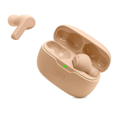 JBL Wave Beam Hoofdtelefoons True Wireless Stereo (TWS) In-ear Gesprekken/Muziek/Sport/Elke dag Bluetooth Beige