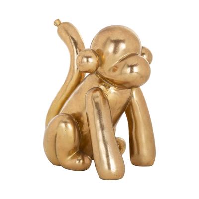 Richmond Decoratie 'Monkey' kleur Goud