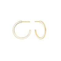 Dames oorbellen Ania Haie E028-06G-W Sterling zilver 2,5 cm - thumbnail