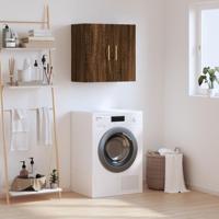 Wandkast 60x31x60 cm bewerkt hout bruin eikenkleur - thumbnail