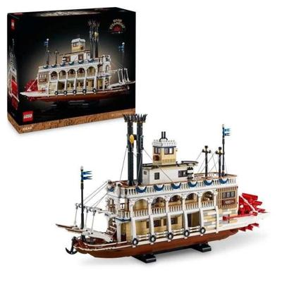 LEGO Ideas 21356 Mississippi River Steamboat - Bouwset voor volwassenen - thumbnail