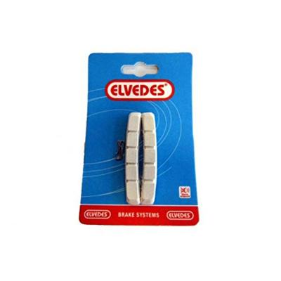 Elvedes velgremblokjes (1paar) v-brake72mm wit comp.6841-card