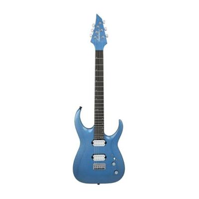 Jackson Pro Plus Series Misha Mansoor Juggernaut HT6 EB Blue Sparkle elektrische gitaar met gigbag