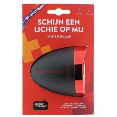 Amsterdam 750 Fietskoplamp schijn een lichie op mij