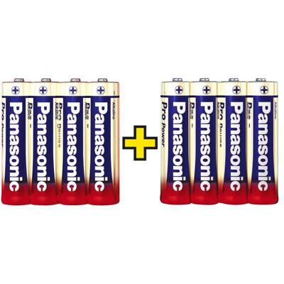 Panasonic Pro Power 4+4 AA batterij (penlite) Alkaline 1.5 V 8 stuk(s)