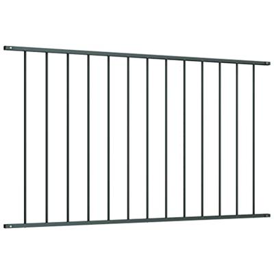 VidaXL Schuttingpaneel gepoedercoat staal 1,63x1,25 m antraciet