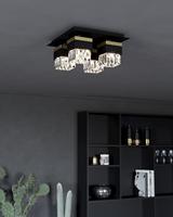 Eglo Design plafondlampBarrancas zwart met goud - 900302 - thumbnail