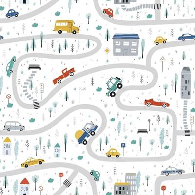 Noordwand Kids Walls Behang met auto's - 45844