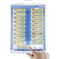 HAN CROCO 9988-693 Flashcards Grijs (doorschijnend) Aantal kaarten (max.): 2.000 kaarten DIN A8 liggend - thumbnail