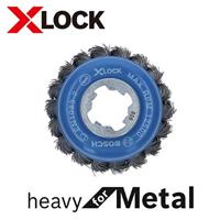Bosch Accessoires X-LOCK Komstaalborstel gevlochten 75mm staal 0.35mm - 1 stuk(s) - 2608620726 - thumbnail