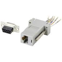 TRU COMPONENTS D-sub adapter D-sub bus 9-polig - RJ45-bus 1 stuk(s) - thumbnail