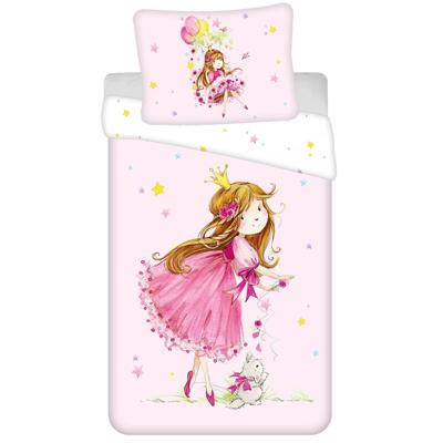 Feeën Dekbedovertrek roze - Eenpersoons - 140 x 200 cm