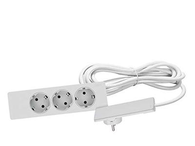 EVOline 151000156300 Stekkerdoos 3-voudig Wit Randaarde stekker 1 stuk(s)