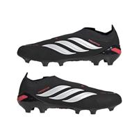 adidas Predator League Veterloze Gras Voetbalschoenen (FG) Zwart Wit Rood - thumbnail