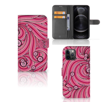 Apple iPhone 12 Pro Max Hoesje Swirl Pink - thumbnail