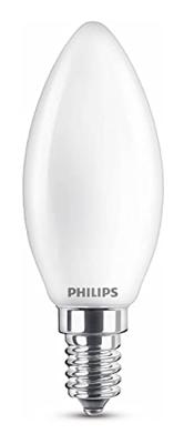 Philips LED 76339800 LED-lamp Energielabel F (A - G) E14 Kaars 4.3 W = 40 W Warmwit (Ø x h) 3.5 cm x 9.7 cm 1 stuk(s)