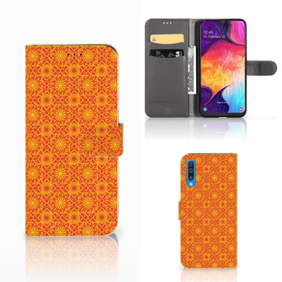 Samsung Galaxy A50 | Telefoon Hoesje | Batik Oranje Samsung Galaxy A50 | Telefoon Hoesje | Batik Oranje