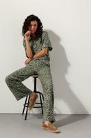 Tramontana Broek Zebra Swirl | Print Green - thumbnail