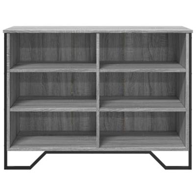 Dressoir 101x35,5x74,5cm bewerkt hout grijs sonoma eikenkleurig