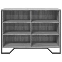 Dressoir 101x35,5x74,5cm bewerkt hout grijs sonoma eikenkleurig - thumbnail