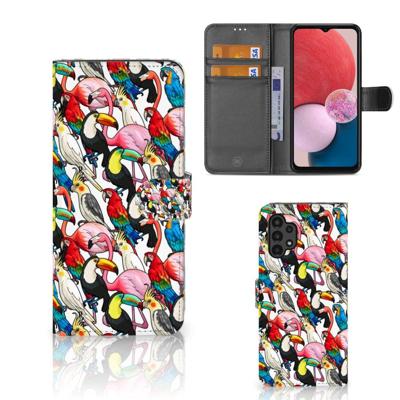 Samsung Galaxy A13 (4G) | Telefoonhoesje | Met pasjeshouder | Birds