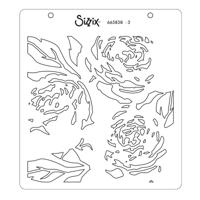 Sizzix • layered stencils layered peony 4stuks - thumbnail