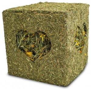 JR Farm knaagdier hooiblok met bloemen 450 gram 19740 JR Gebr. de Boon - Gebr de boon
