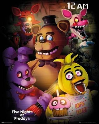 Gbeye Five Nights At Freddys Group Poster 40x50cm