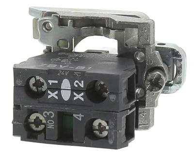Schneider Electric ZB4BW0B11 Hulpschakelaar, LED-element Met bevestigingsadapter, Met fitting 1x NO Wit Moment 24 V/DC, 24 V/AC 1 stuk(s)