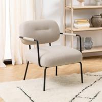 Bendt Fauteuil 'Calyn' Stof, kleur Beige - thumbnail