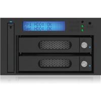 RAIDON iR2623-S3 interne RAID systeem voor 1x6,35 cm 2,5 inch en 2x8,89 cm 3,5 inch SATA drivers via software SATA III of RS232 - thumbnail
