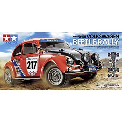 Tamiya 1:10 RC auto Elektro Straatmodel VW Beetle Rallye Brushed 4WD Bouwpakket MF-01X Tamiya 1:10 RC auto Elektro Straatmodel VW Beetle Rallye Brushed 4WD Bouwpakket MF-01X