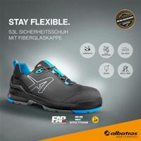 Albatros werkschoenen Taraval zwart/blauw laag S3L maat 40 - thumbnail