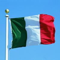 Polyester materiaal de Italiaanse nationale vlag maat: 150 * 90cm - thumbnail