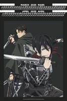 Attack on Titan Portfolio Calendar 2025 *English Version* - thumbnail
