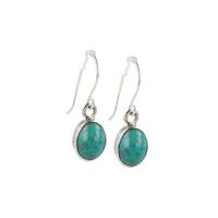 Zilveren Oorbellen Turkoois - 925 Sterling - thumbnail