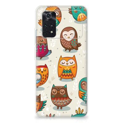 Xiaomi Poco M4 Pro 4G | TPU Hoesje | Vrolijke Uilen