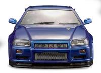 Killerbody Nissan Skyline R34 195mm gespoten - Blauw - thumbnail